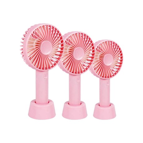 Handy Rechargeable Mini Fan (Pink)