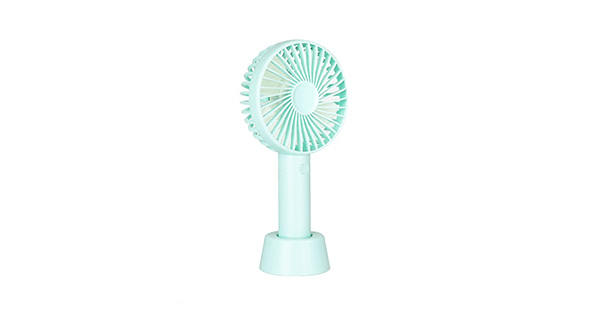 Handy Rechargeable Mini Fan (Blue)